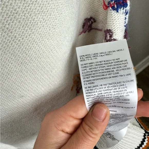 MarniWOOL-CASHMERE BLEND CARDIGAN WITH JACQUARD DRAGON size S-M